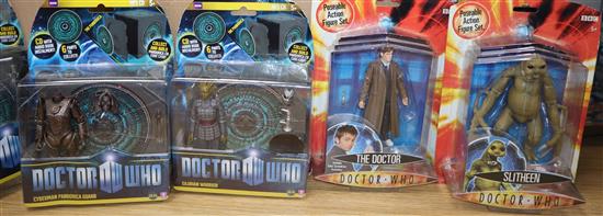 Doctor Who - Character Options - poseable action figures; in carded blister packs (12)